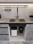 Превью картинка Металлическая мойка EMAR EMB-660(UN) PVD Dark #4