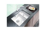 Превью картинка Гранитная мойка Blanсo SUBLINE 350/150-U керамика PuraPlus глянцевый белый  с отв.арм. InFino #3