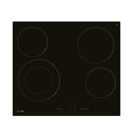 Картинка Lex EVH 641A BL панель стеклокерамическая электрическая