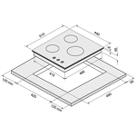 Превью картинка Газовая варочная панель KRONA HAGEL 45 BL W #10