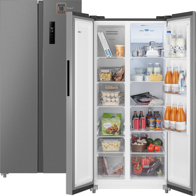 Картинка Weissgauff WSBS 500 Inverter NoFrost Inox