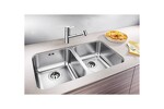 Превью картинка Металлическая мойка Blanсo SUPRA 340/340-U нерж. сталь полированная #2