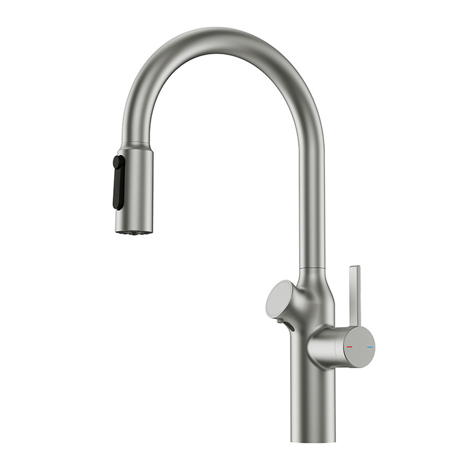 Фото Смеситель для кухни EMAR OL - 8018 Satin