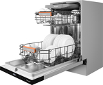 Превью картинка Посудомоечная машина 45см встраиваемая Weissgauff BDW 4508 D Autoopen Infolight #15