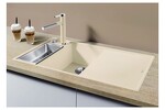 Превью картинка Гранитная мойка Blanсo AXIA III 6 S-F SILGRANIT черный чаша слева, доска стекло c кл.-авт. InFino® #2