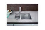 Превью картинка Металлическая мойка Blanсo ZEROX 340/180-U (чаша справа) нерж.сталь зеркальная полировка с отв. арм. InFino #4