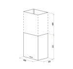 Превью картинка Цилиндрическая вытяжка Maunfeld BOX Push 40 Inox #12