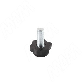 Картинка PULSE Ножка мебельная, М6x18, черная (PI05.M6X18.BL)