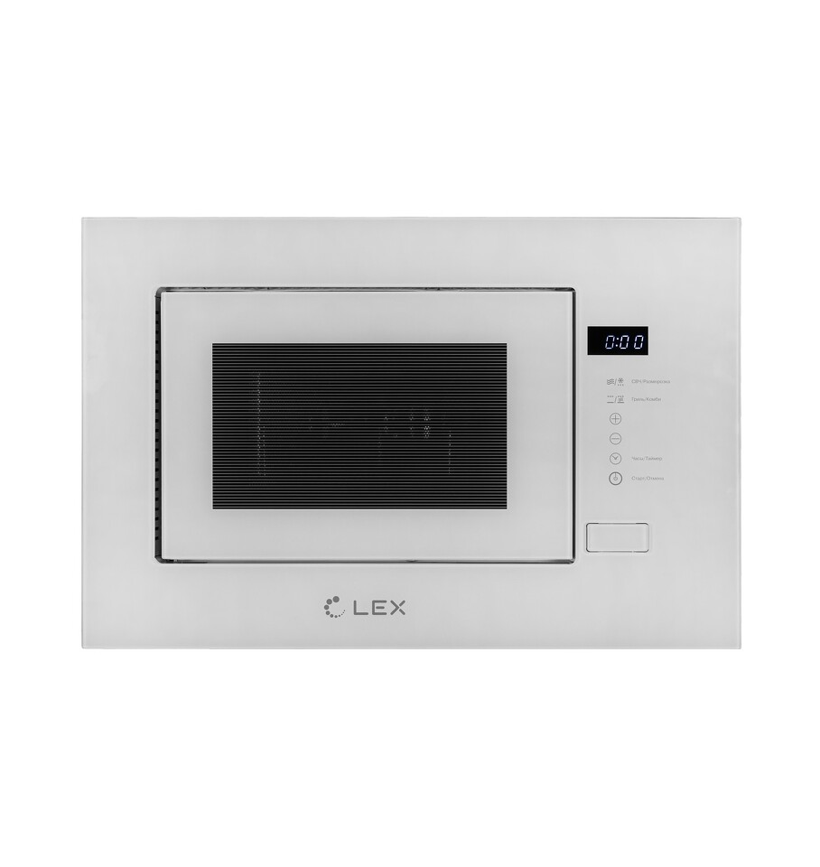 Фото Печь микроволновая встраиваемая Lex BIMO 20.01 WHITE микроволновая печь
