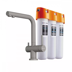 Картинка Omoikiri Nagano-GR-P + Pure drop Lite 4998028