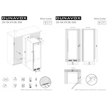 Превью картинка Шкаф винный  Винный холодильник (шкаф) компрессорный Dunavox DX-104.375DВ #4