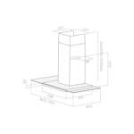 Превью картинка Т-образная вытяжка  Elica FLAT GLASS IX/A/90 #3