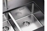 Превью картинка Металлическая мойка Blanсo ANDANO 340/180-U нерж.сталь зеркальная полировка с отв. арм. InFino, правая #2