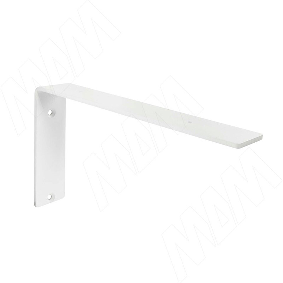 Фото PULSE ЛОФТ Менсолодержатель для деревянных полок L-250 мм, белый муар, LOFT (LFT.002.250.00WHT)