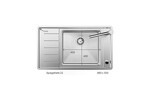 Превью картинка Металлическая мойка Blanсo ANDANO XL 6S-IF Compact нерж.сталь с зеркальной полировкой чаша слева #4