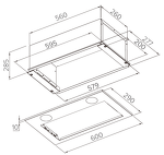 Превью картинка Полновстраиваемая вытяжка Haier HVX-BI671X #2