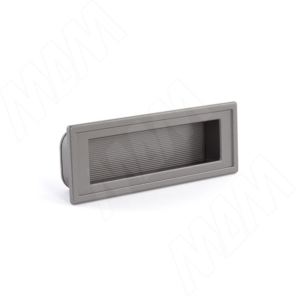 Фото Giusti Ручка-раковина 96мм (для плиты от 16мм) Timeless metal titanium (WMN.552.096.002N)