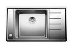 Превью картинка Металлическая мойка Blanсo ANDANO XL 6S-IF Compact нерж.сталь с зеркальной полировкой чаша слева #1