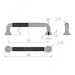 Превью картинка PULSE Ручка-скоба 128мм нерж.сталь (BH.57.128.BA) #4