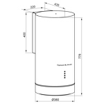 Превью картинка Цилиндрическая вытяжка Zigmund & Shtain K 013.4 S #9