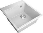 Превью картинка Гранитная мойка Rivelato TESORO 455-R 1-чаш 450*510 brina #2