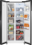 Превью картинка  Холодильник side by side Weissgauff WSBS 500 Inverter NoFrost Black Glass #12