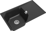 Превью картинка Кварцевая мойка Rivelato LOCUS 85 1-чаш 850*500 antracite #2