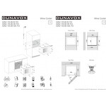 Превью картинка Шкаф винный встраиваемый Винный холодильник (шкаф) компрессорный Dunavox DAV-18.46SS.TO #4