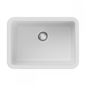 Картинка Omoikiri Torishima 67-U/I-WH Glossy Natceramic/белый глянцевый