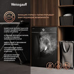 Превью картинка Стиральная машина с фронтальной загрузкой Weissgauff WM 4106 D Black Edition #4