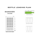 Превью картинка Шкаф винный  Винный холодильник (шкаф) компрессорный Dunavox 28 бут DX-28.88KF #3