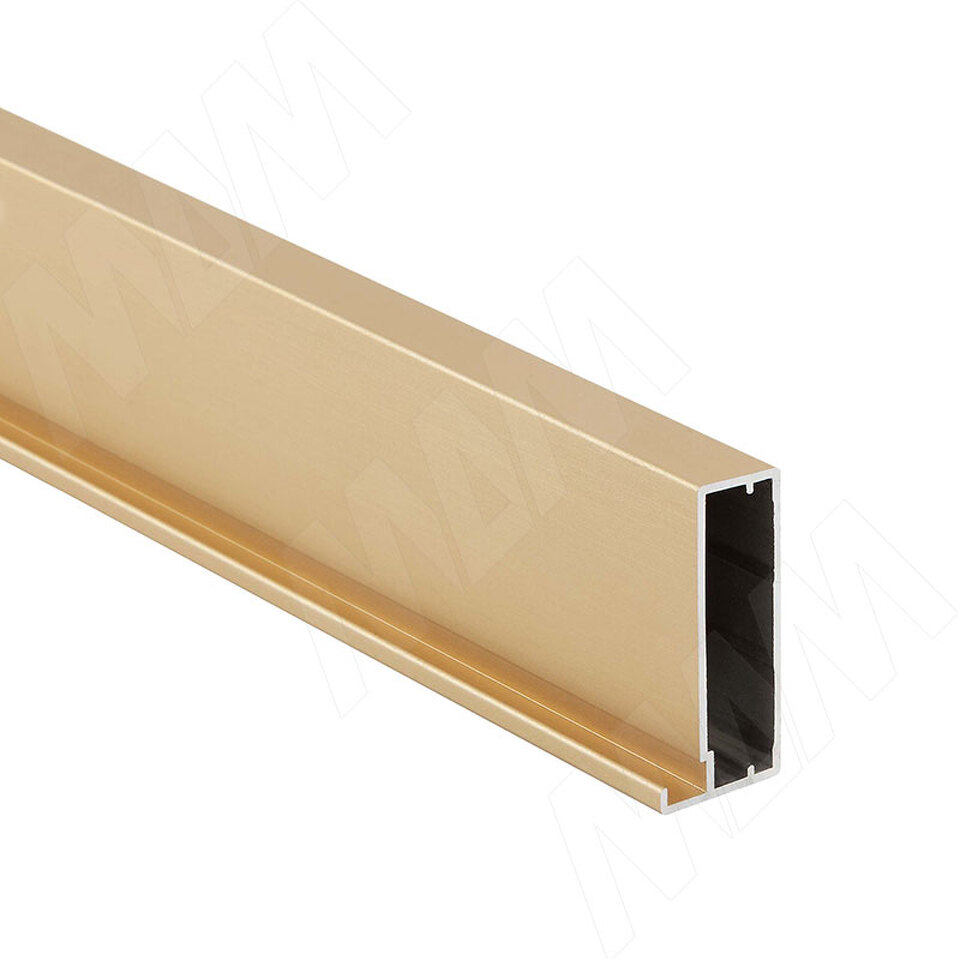 Фото PULSE INTEGRO Профиль рамочный широкий, 45х20х4, золото брашированное (анод), L-6000 (IN05137A)