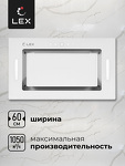 Превью картинка Полновстраиваемая вытяжка Lex GS BLOC GS 600 WHITE воздухоочиститель #2