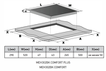 Превью картинка Электрическая варочная панель домино Meferi MEH302BK COMFORT #12
