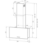 Превью картинка Наклонная вытяжка KRONA CLEMENTINA 600 black S #12