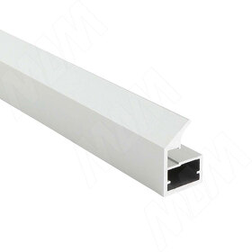 Картинка PULSE LINEA Профиль рамочный узкий, с наклонной ручкой, серебро (анод), L-2700 (FP00738TAL-S3)