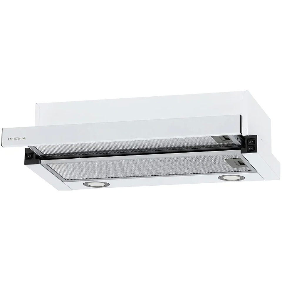 Фото Встраиваемая вытяжка KRONA KAMILLA T 600 WHITE (2 мотора)