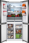 Превью картинка  Холодильник side by side Weissgauff WCD 450 Bru Steel Glass NoFrost Inverter #18