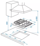 Превью картинка Газовая варочная панель Haier HHX-M64ROVX #5