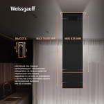 Превью картинка Островная вытяжка Weissgauff Box 1400 Island BL #15