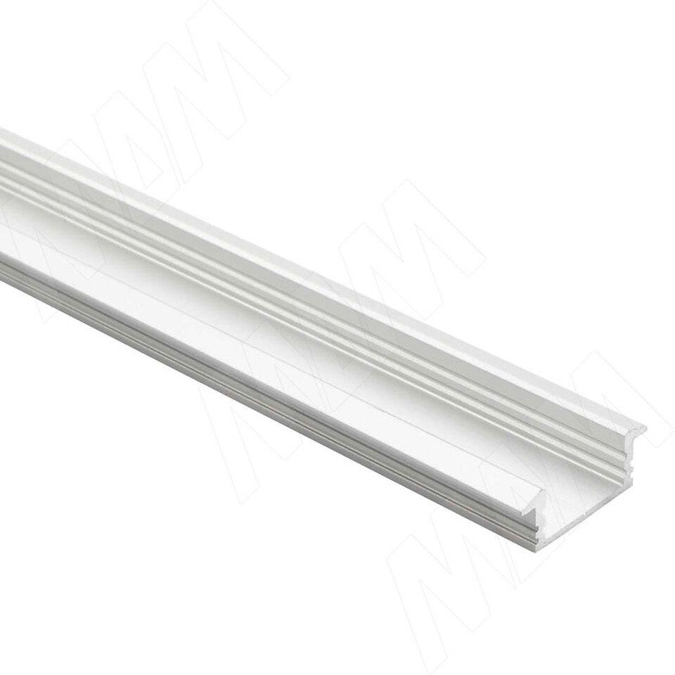Фото PULSE Профиль FM1, врезной, серебро, 20х7,5мм, L-3000 (LSP-FM1-ALU-3-AL)
