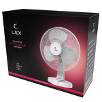 Превью картинка Вентилятор Lex LXFC 8375, 9" настольный вентилятор, белый #4