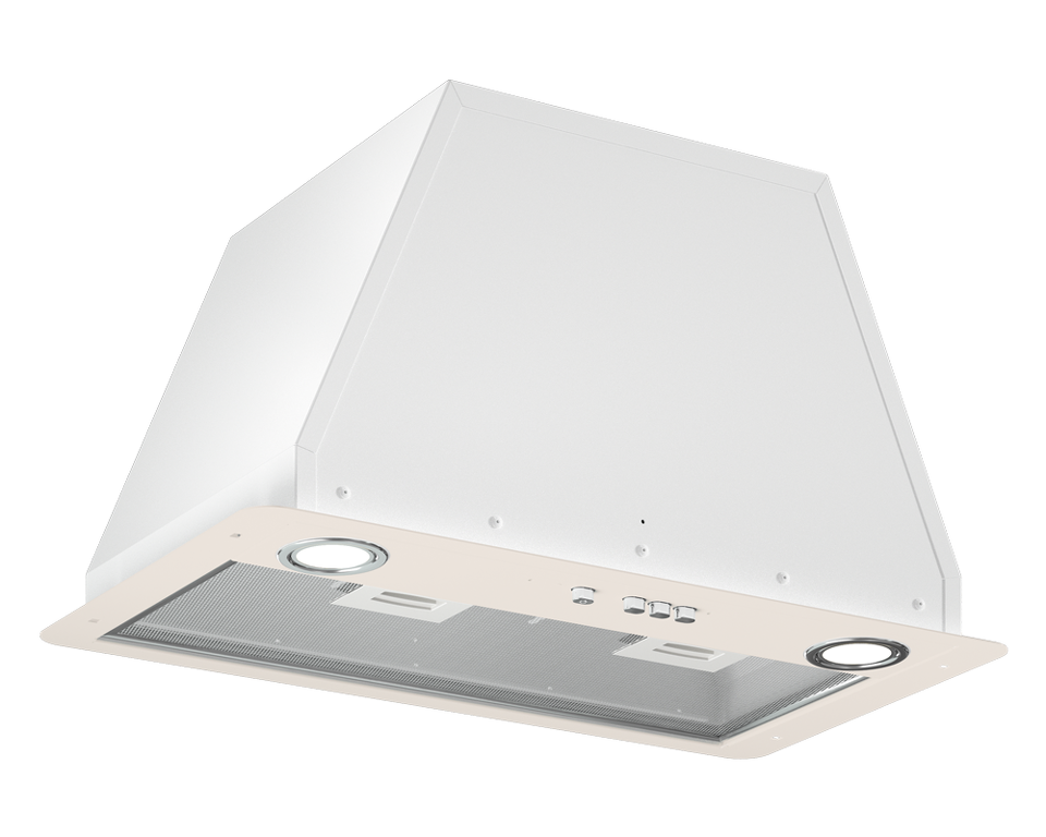Фото Полновстраиваемая вытяжка Elikor Врезной блок Flat 52П-650-К3Д топленое молоко