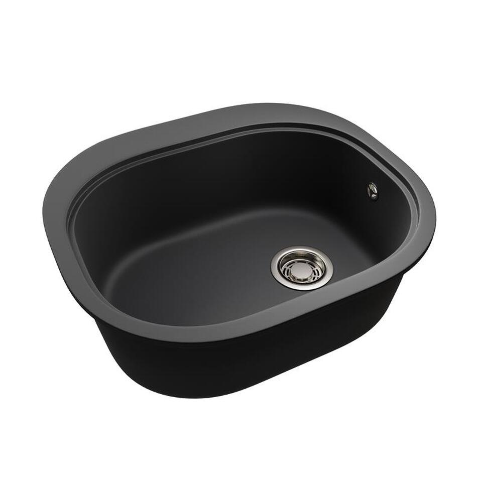 Фото Кварцевая мойка EMAR EMQ-1570.C Оникс