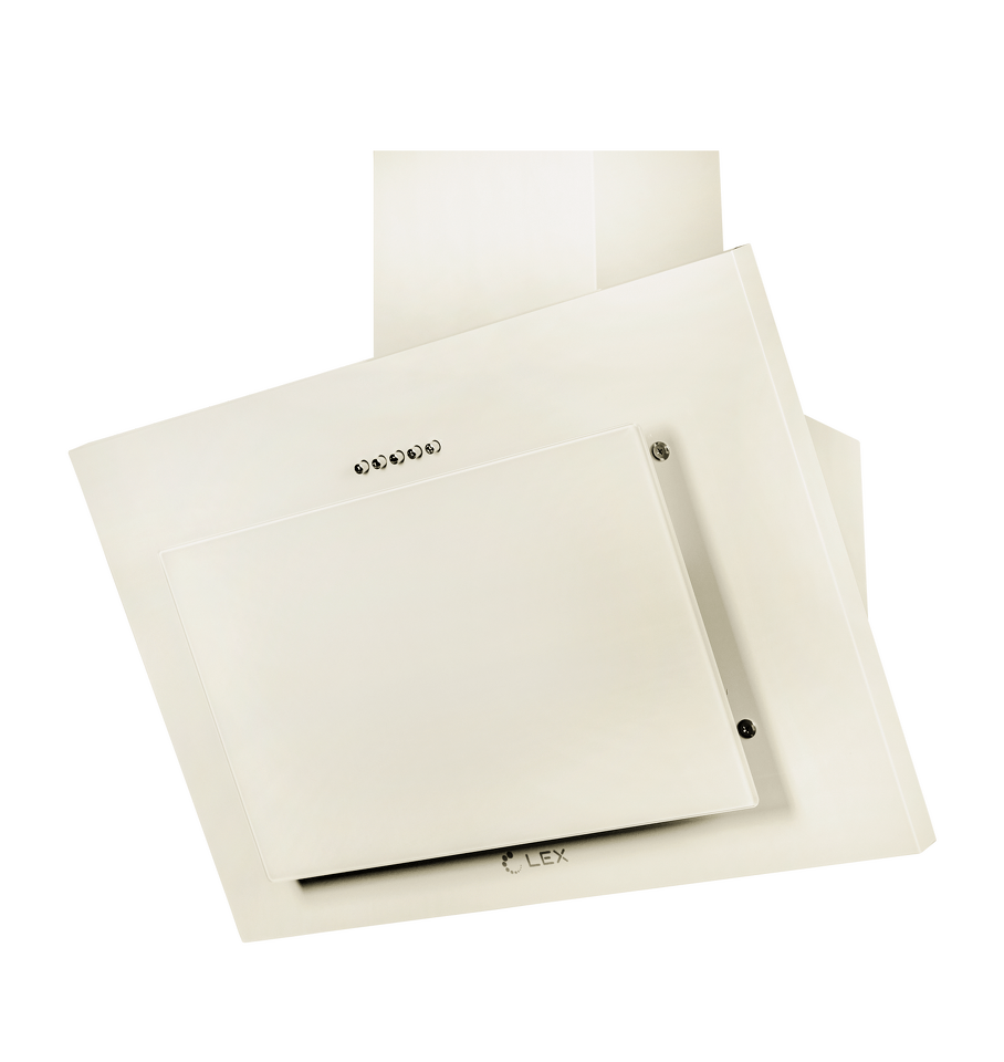 Фото Наклонная вытяжка Lex MIKA 600 IVORY LIGHT (белый антик)