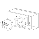 Превью картинка Электрический духовой шкаф KRONA ONYX 45H BL/BL #25