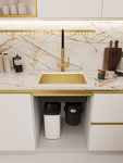 Превью картинка Металлическая мойка EMAR EMB-540(UN) PVD Golden #4