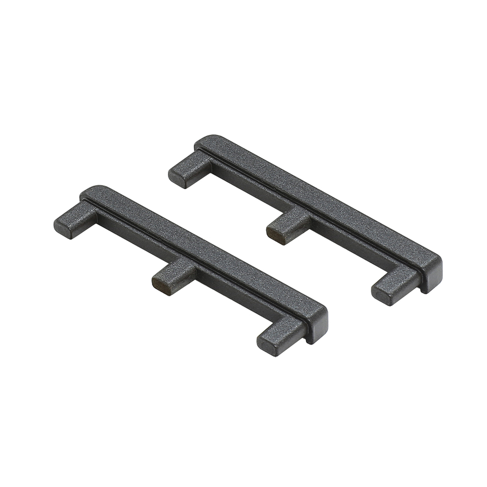 Фото Duslar Заглушка для фасадного профиля JASPER, 2 шт., антрацит