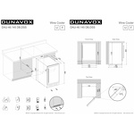 Превью картинка Шкаф винный  Винный холодильник (шкаф) компрессорный Dunavox DAU-46.145DSS #5