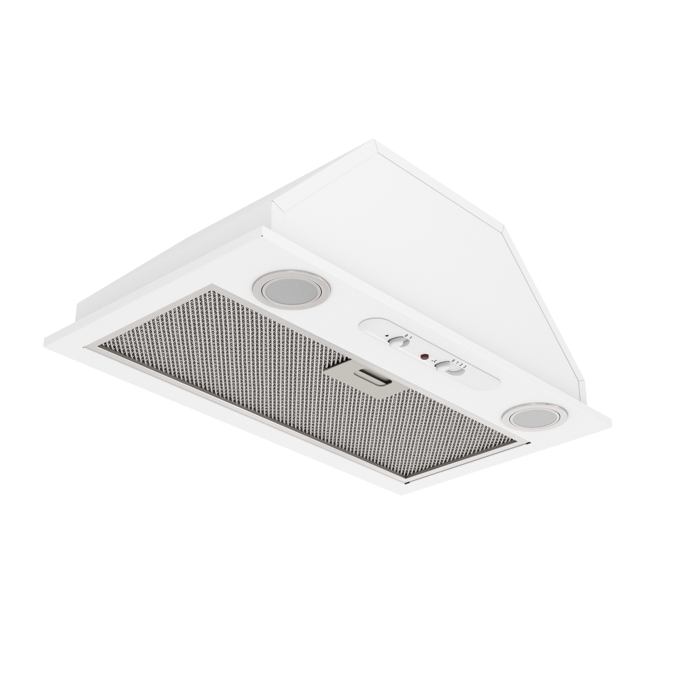 Фото Полновстраиваемая вытяжка Elikor Врезной блок 52П-400-П3Д белый/белый